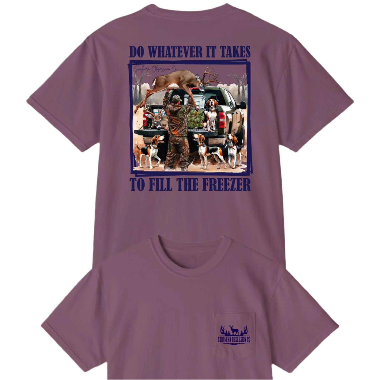 Fill The Freezer Navy Tee