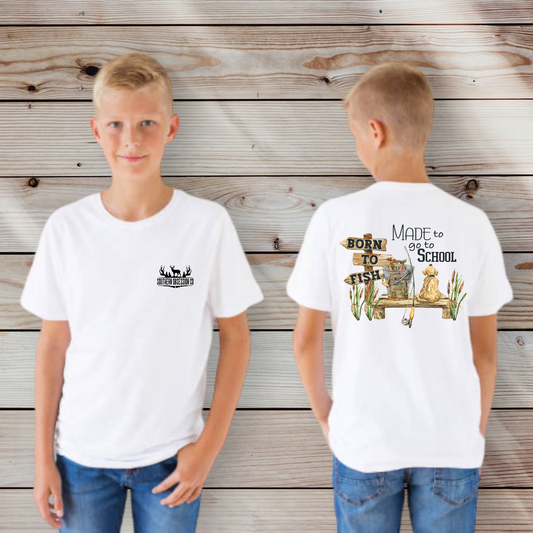 Kids Born to Fish Tee - Southern Obsession Co.