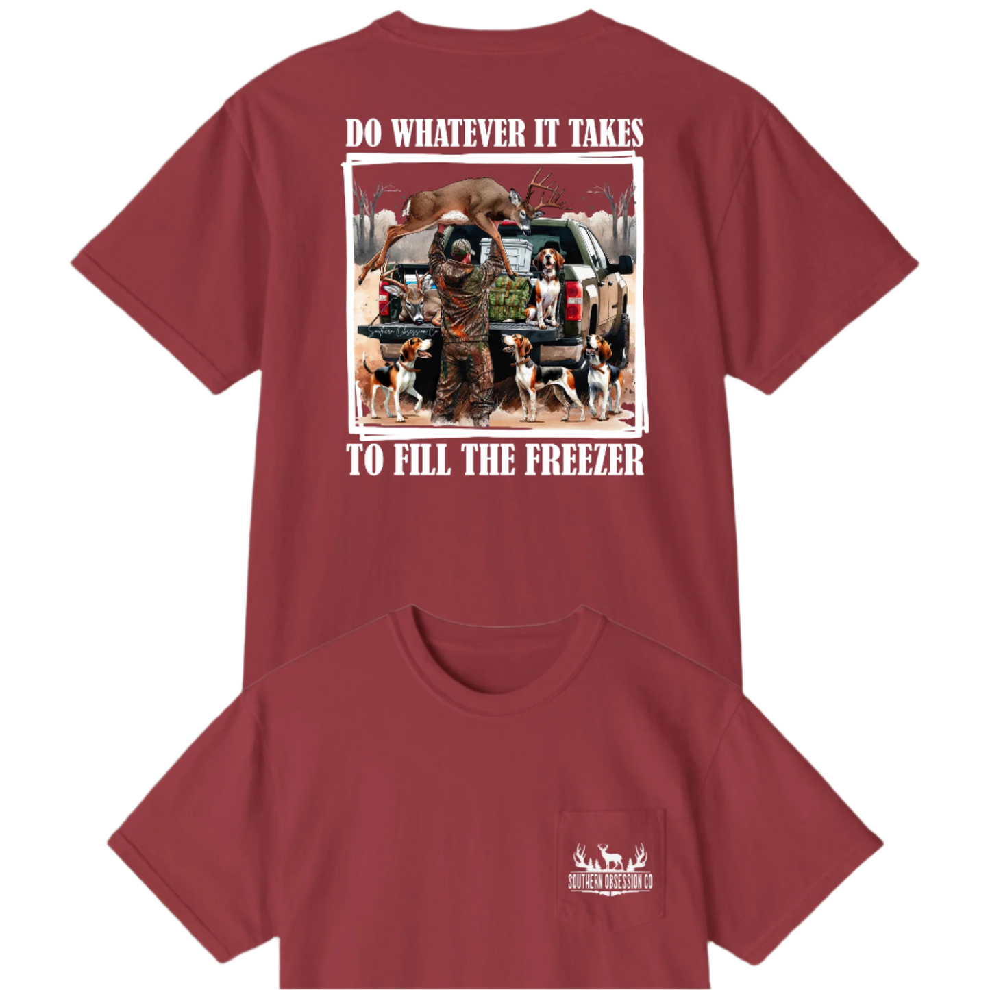 Fill The Freezer White Tee