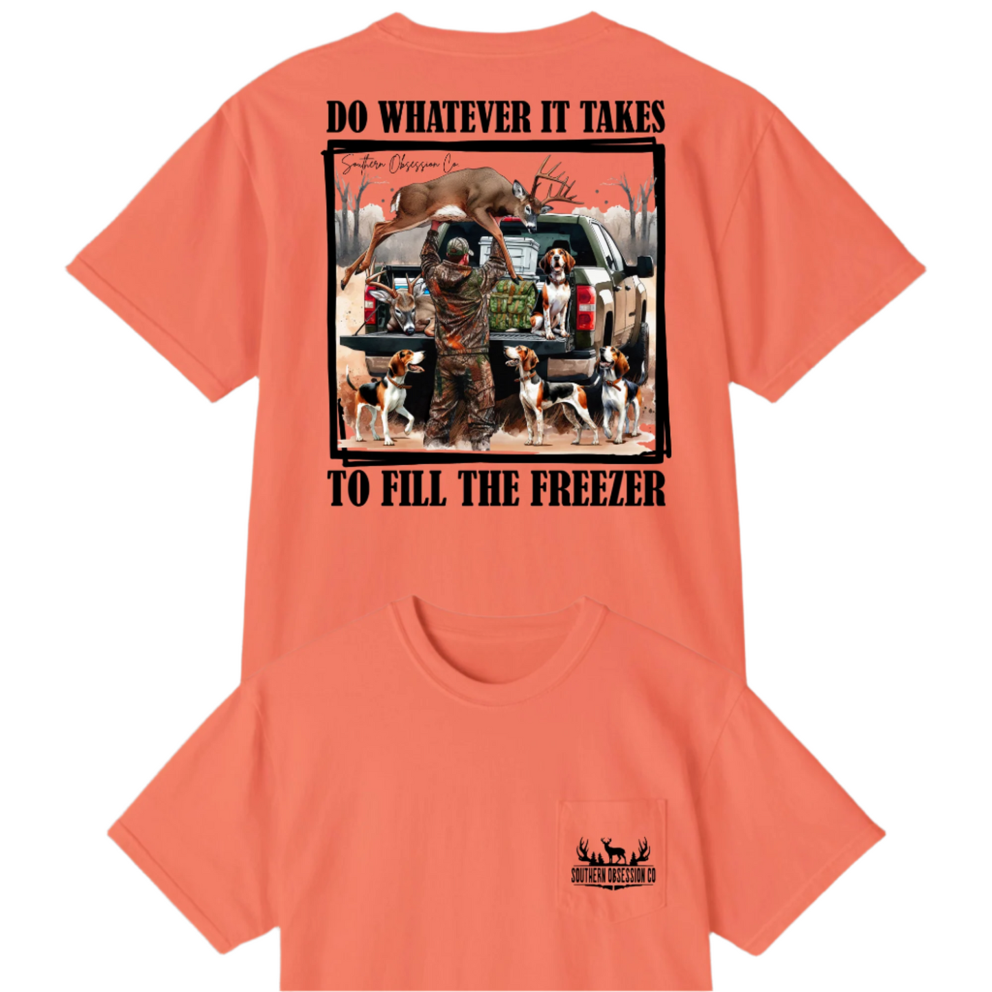 Fill The Freezer Black Tee
