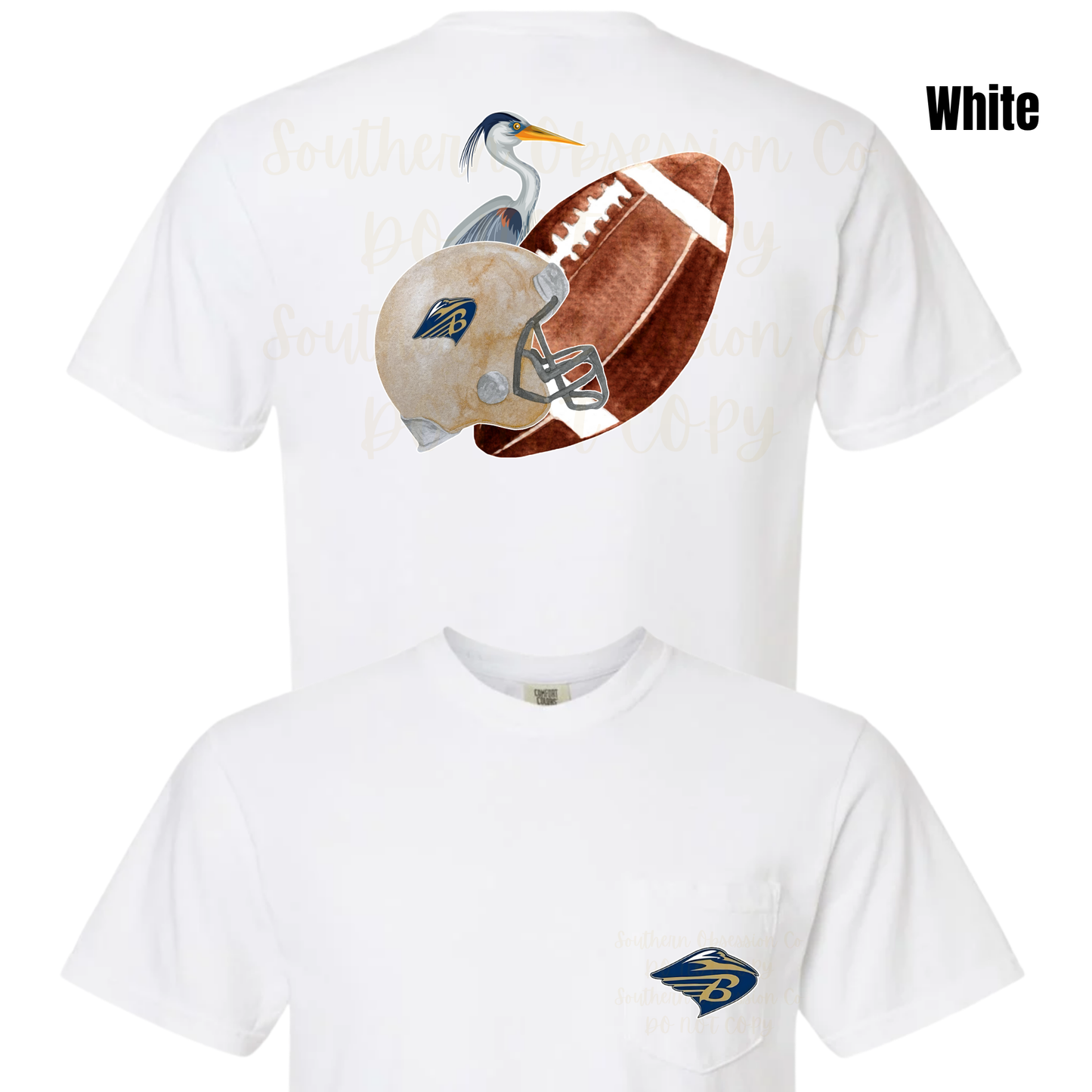 Heron, Helment, Tee