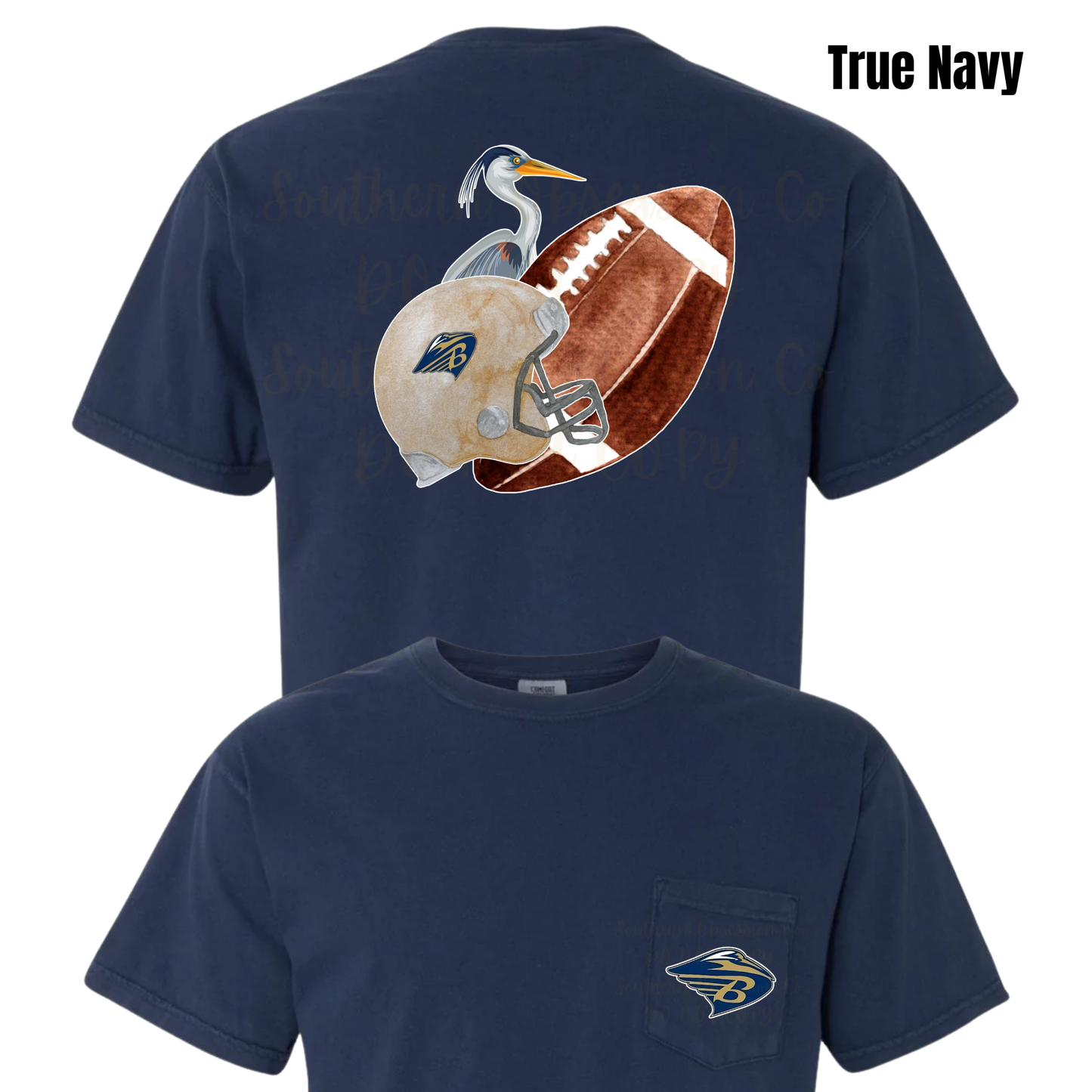 Heron, Helment, Tee
