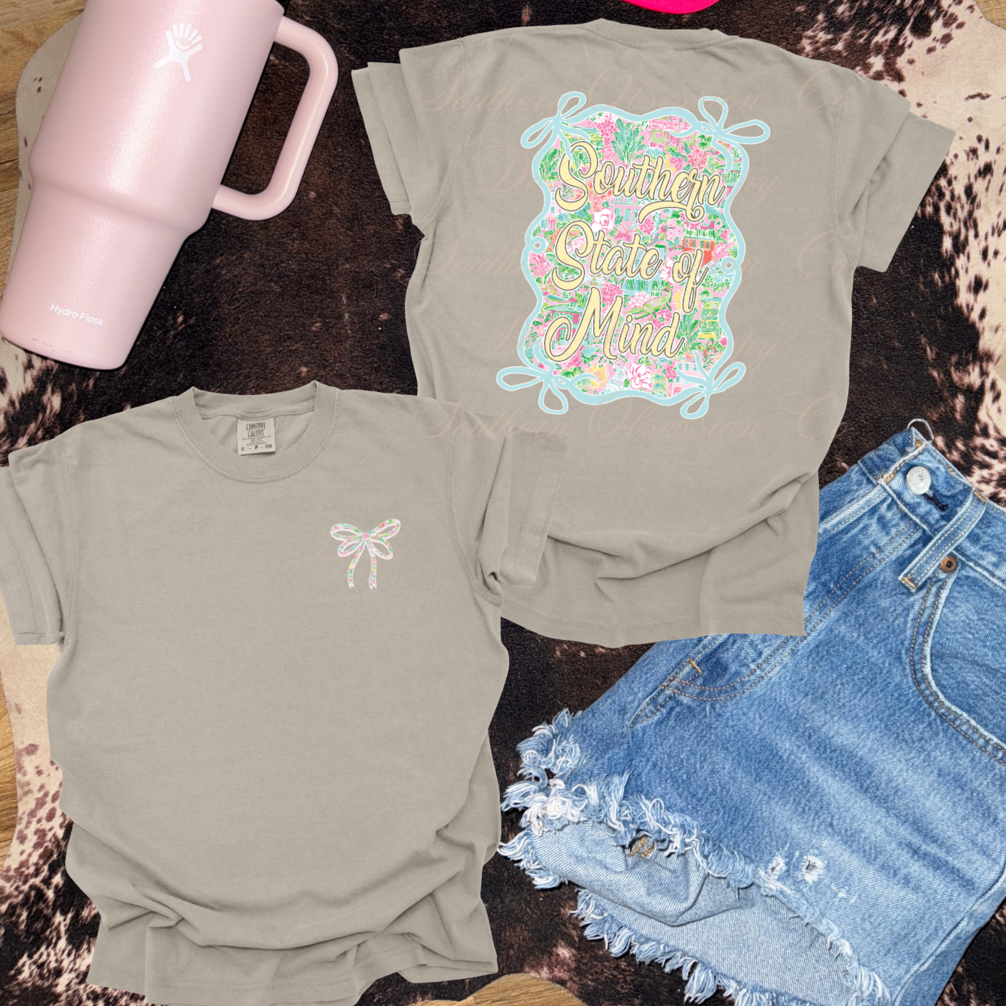 Blue Southern State Of Mind Tee