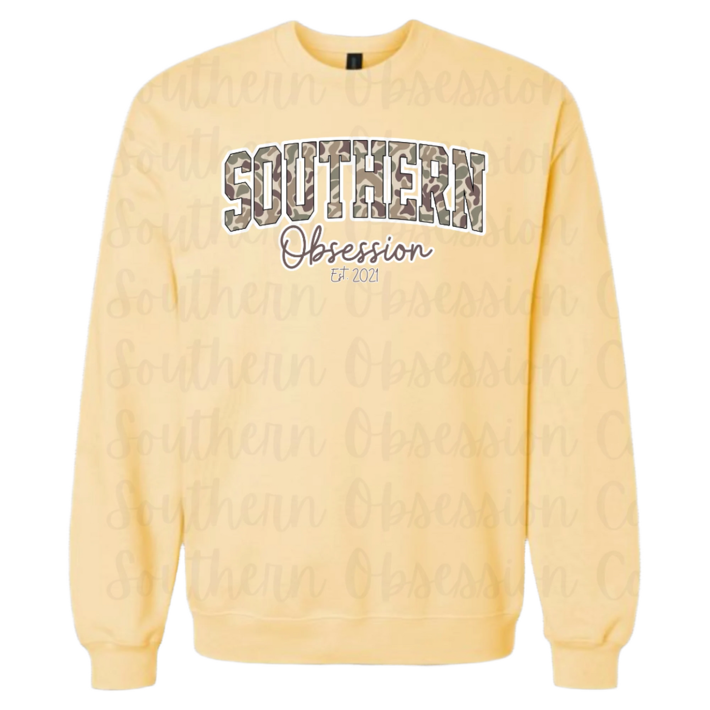 Camo SOC Gildan Sweatshirt