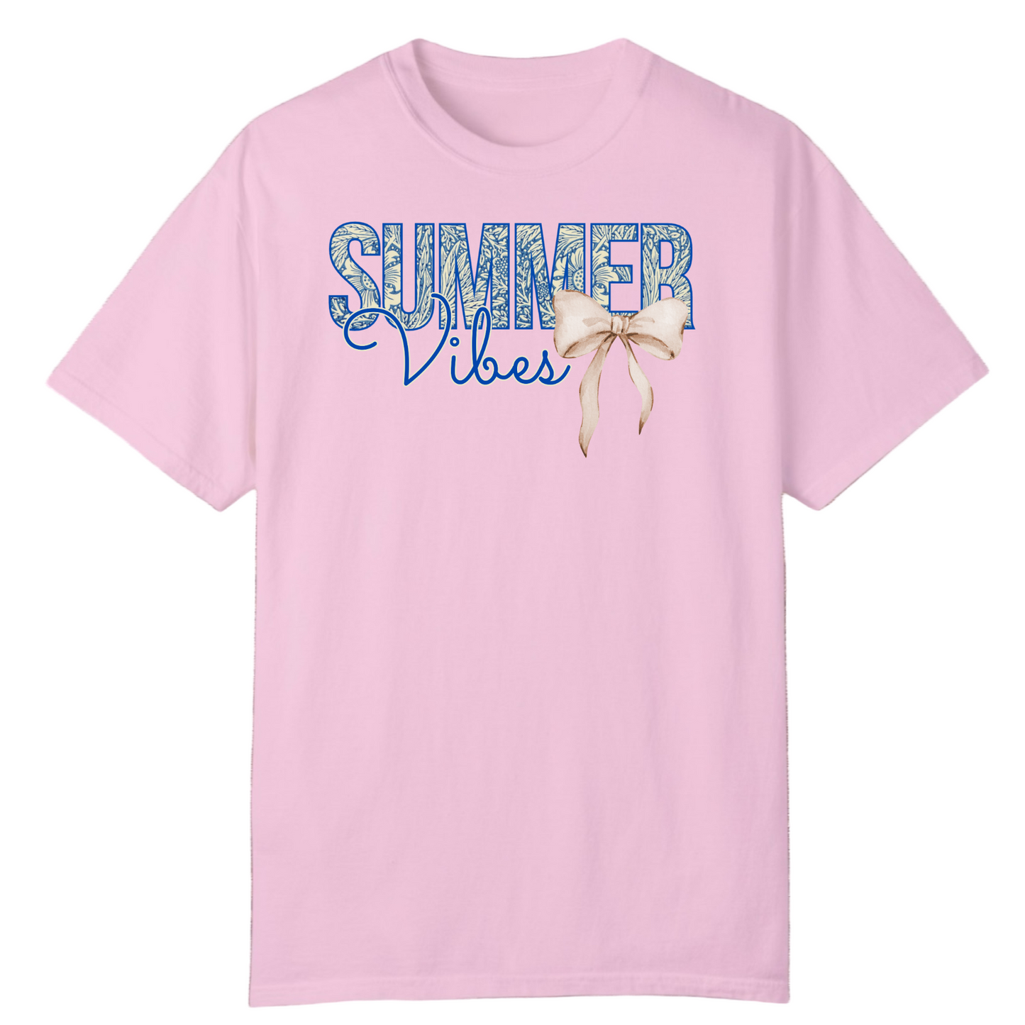 Summer Vibes Bow Tee
