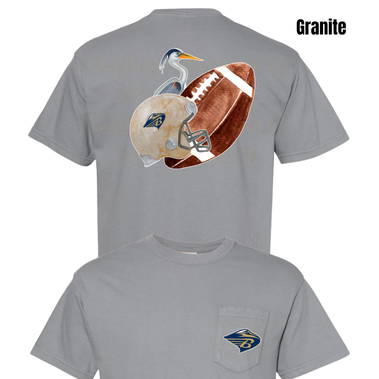 Heron, Helment, Tee