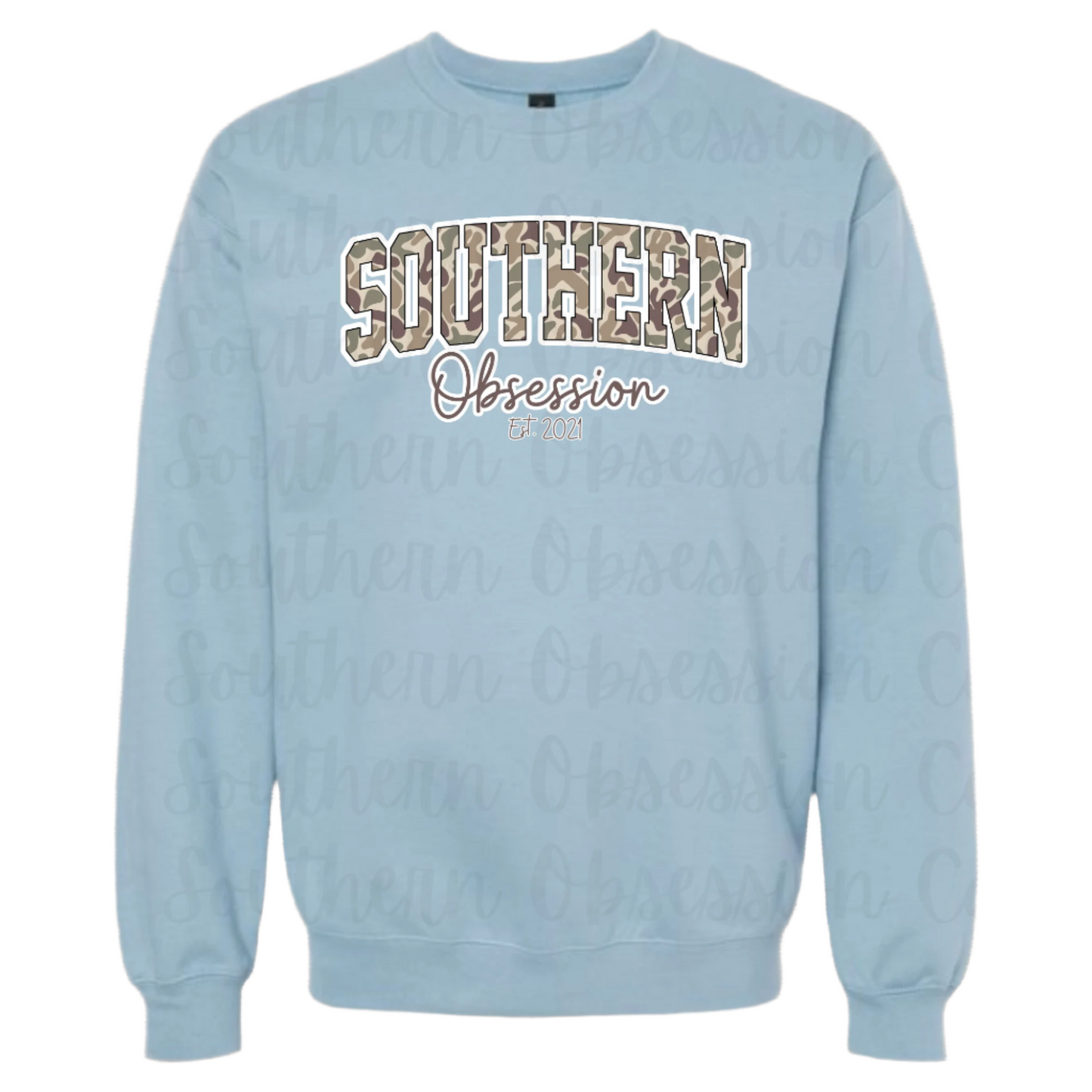 Camo SOC Gildan Sweatshirt