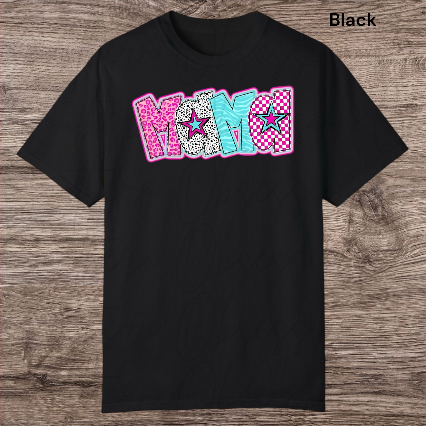 Pink/Blue Mama Star Tee