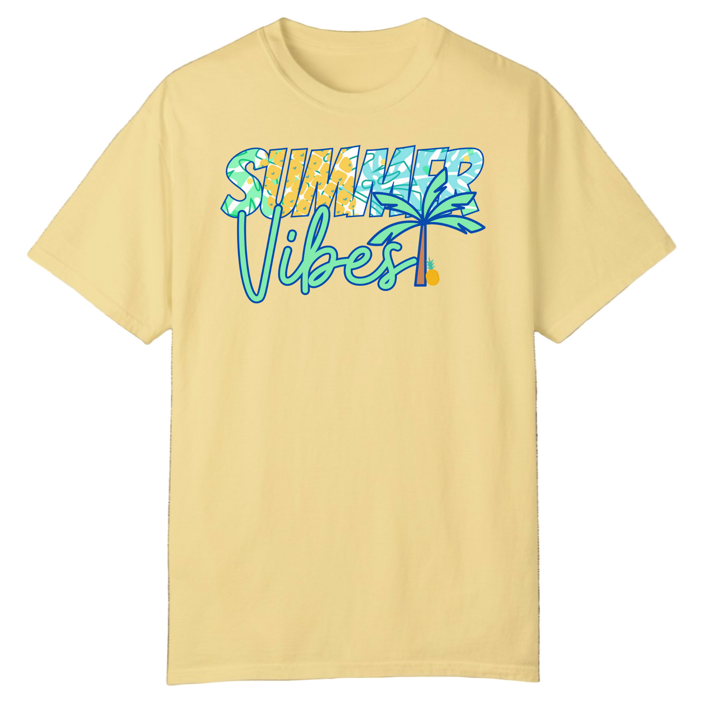 Summer Vibes Pineapple Tee