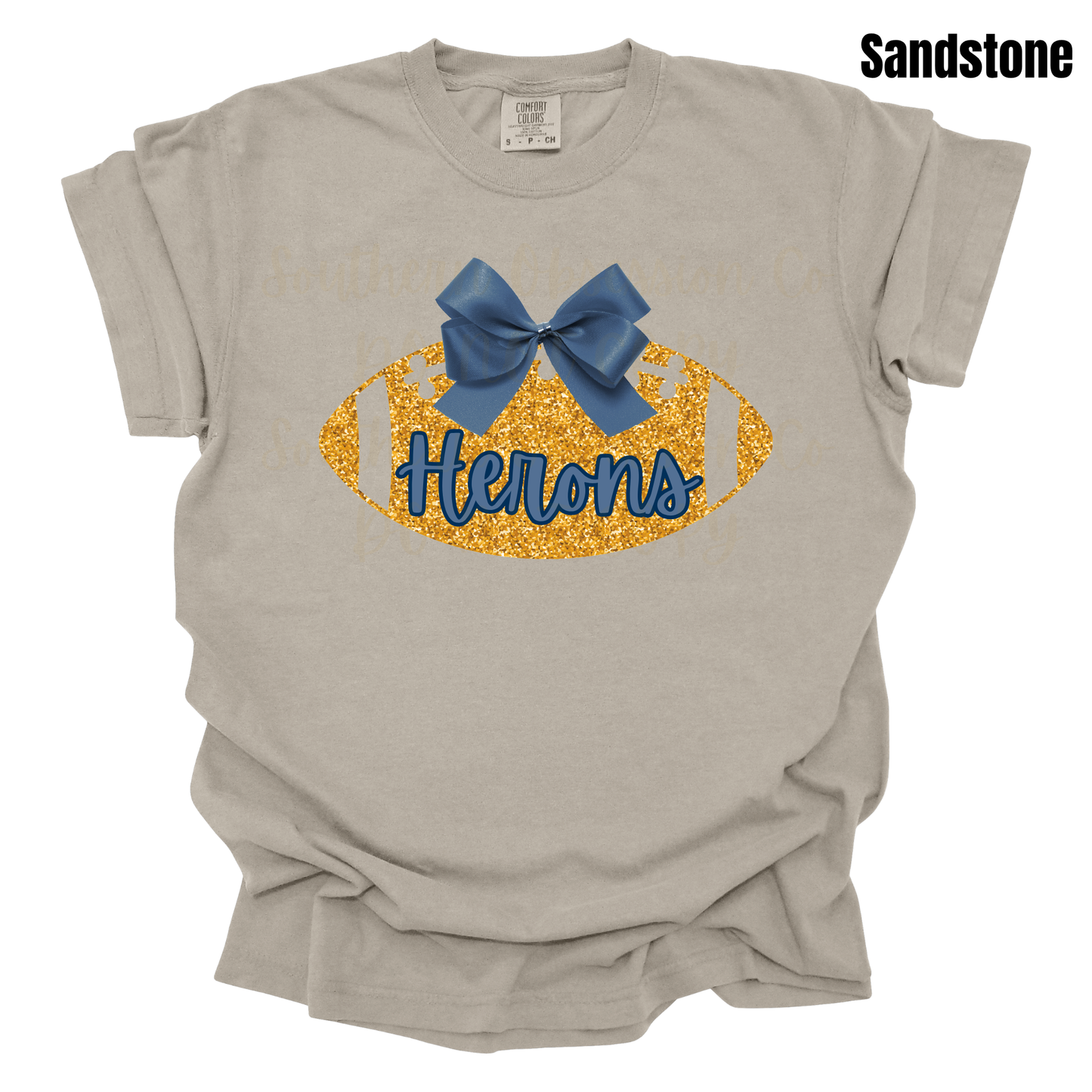 Sparkly Football BC Tee
