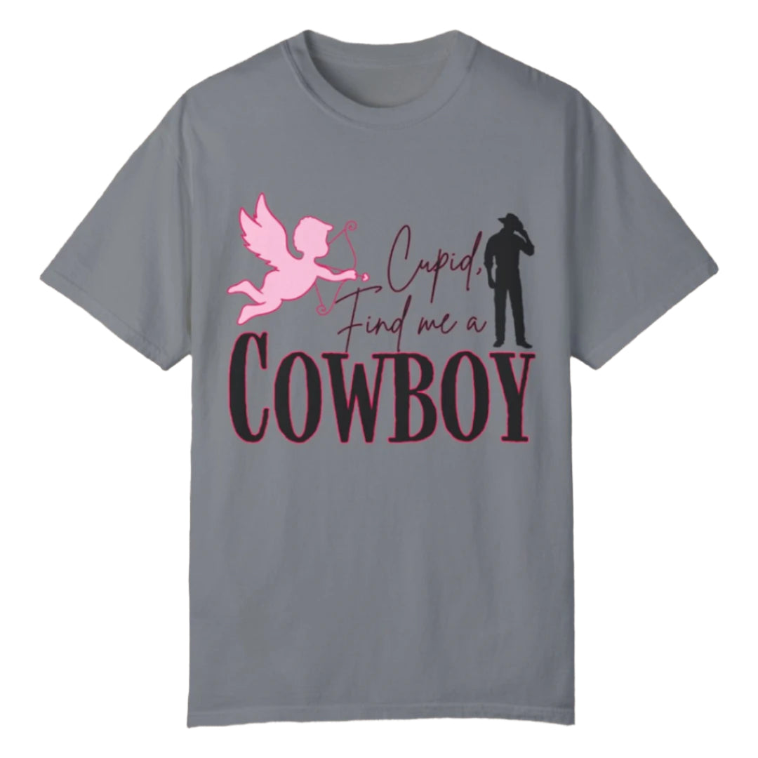 Cupid Find Cowboy Tee - Southern Obsession Co.