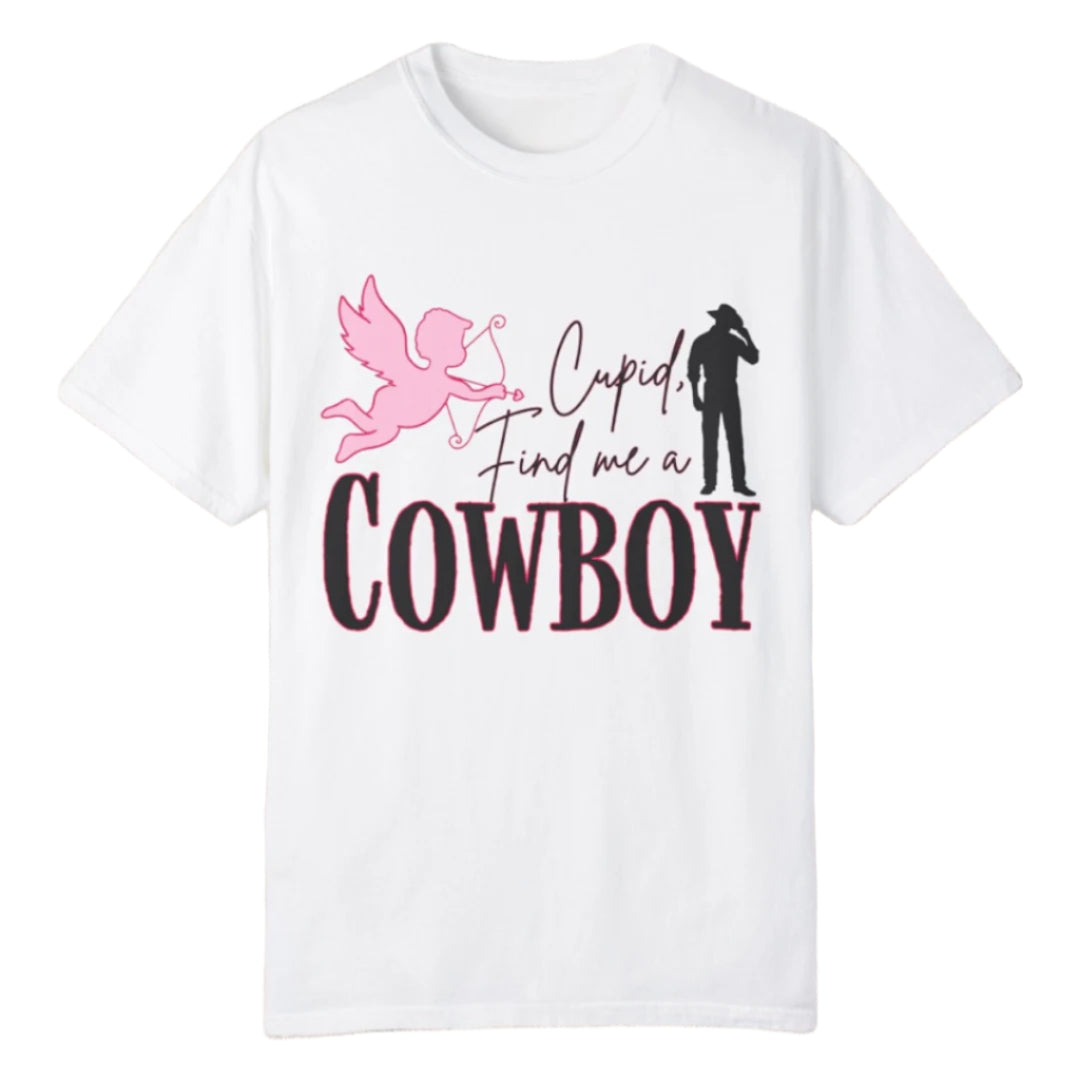 Cupid Find Cowboy Tee - Southern Obsession Co.