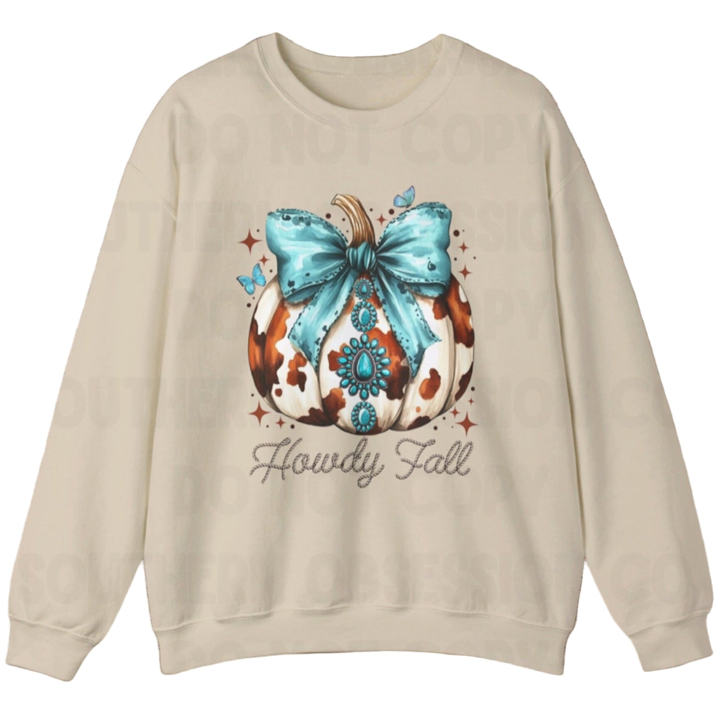 Howdy Yall Pumpkin Sweatshirt