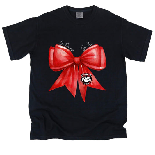 Red UGA Bow
