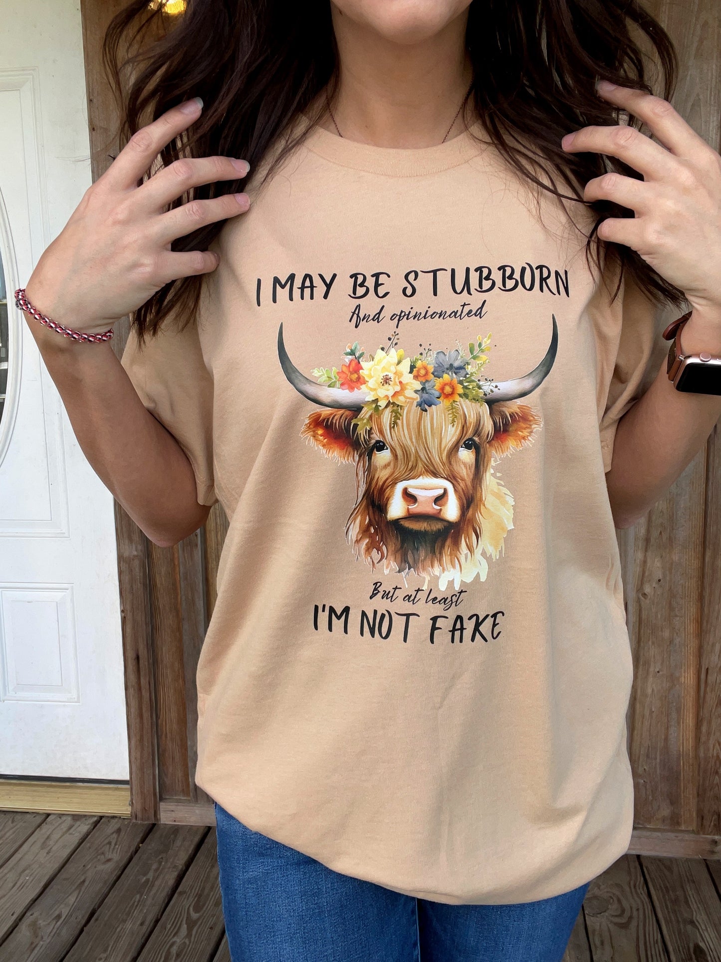 Stubborn Cow Tee - Southern Obsession Co.