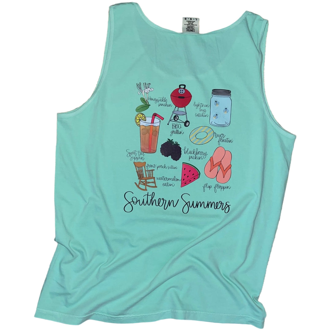 Southern Summers Tank/Tee - Southern Obsession Co.
