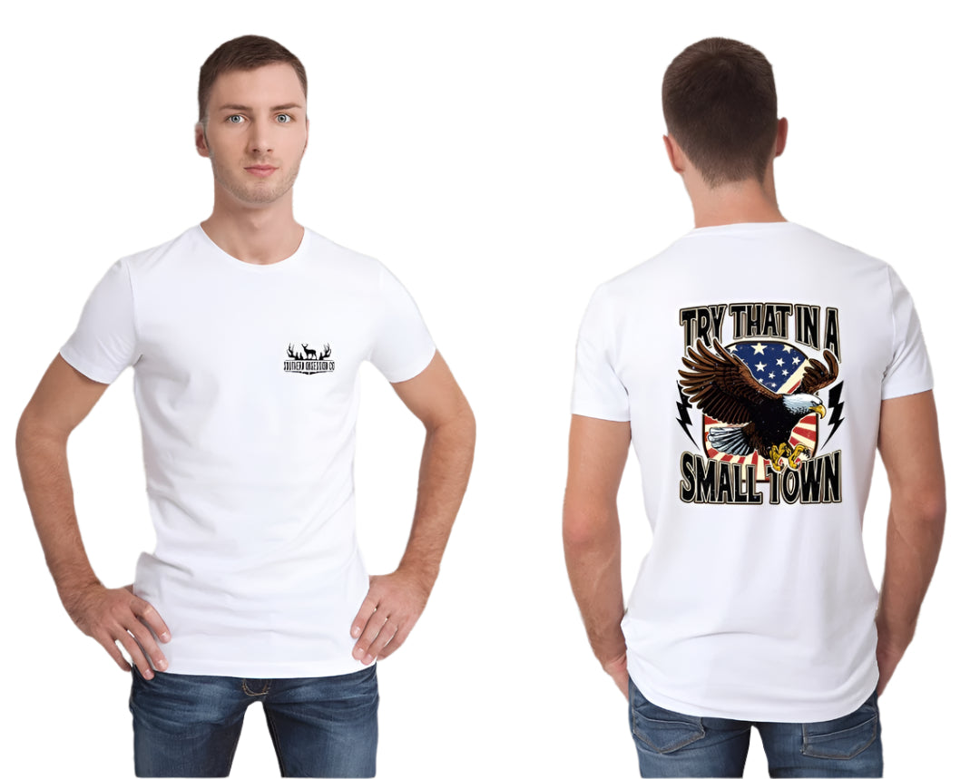 Eagle Small Town Tee - Southern Obsession Co.
