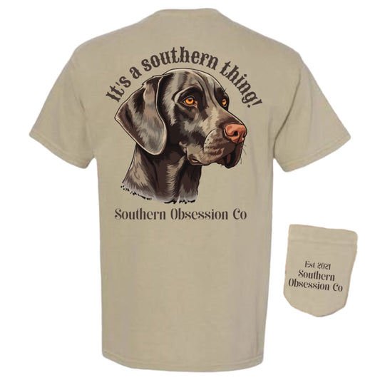 Lab "Its a southern thing" tee - Southern Obsession Co.