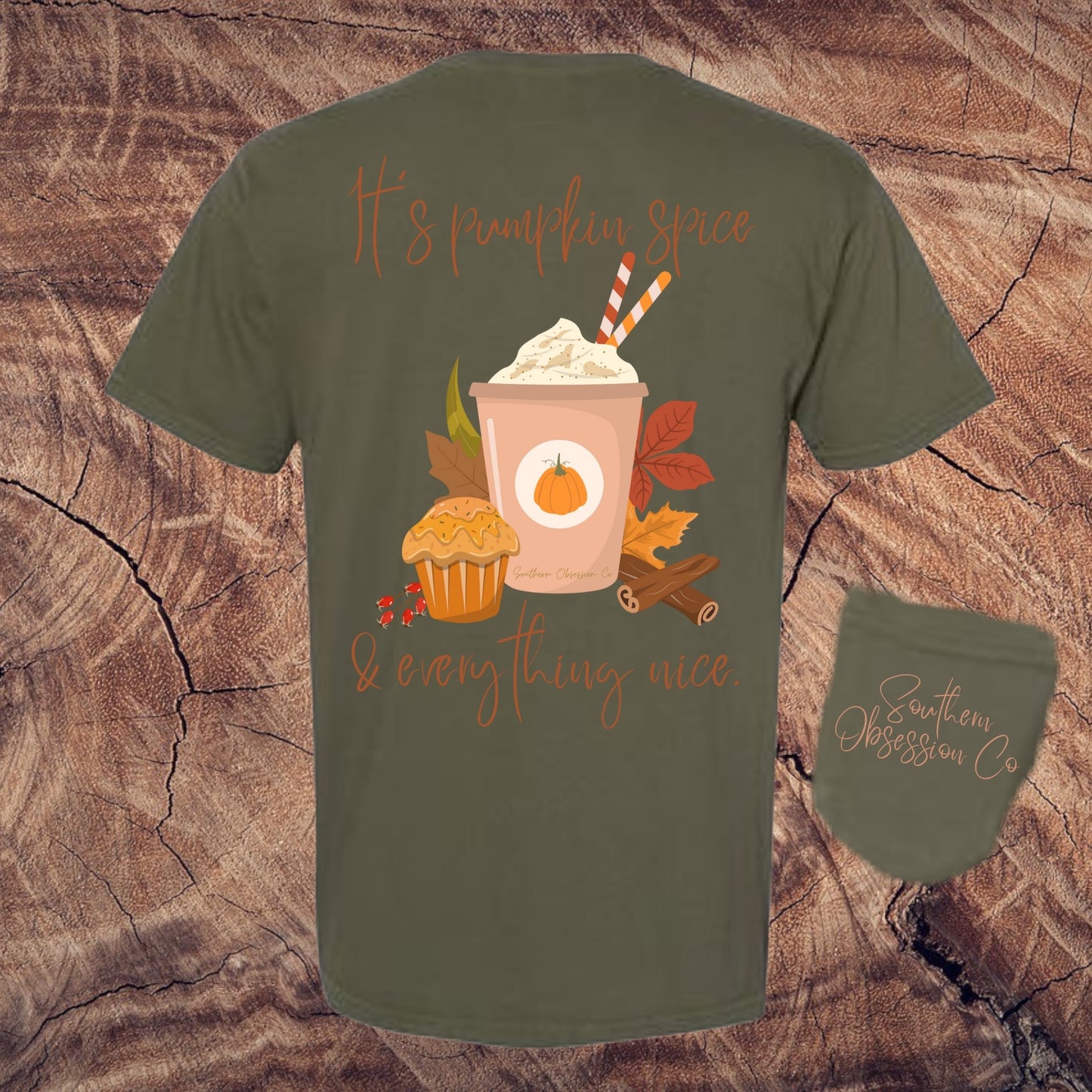 Pumpkin Spice Dink Tee - Southern Obsession Co.