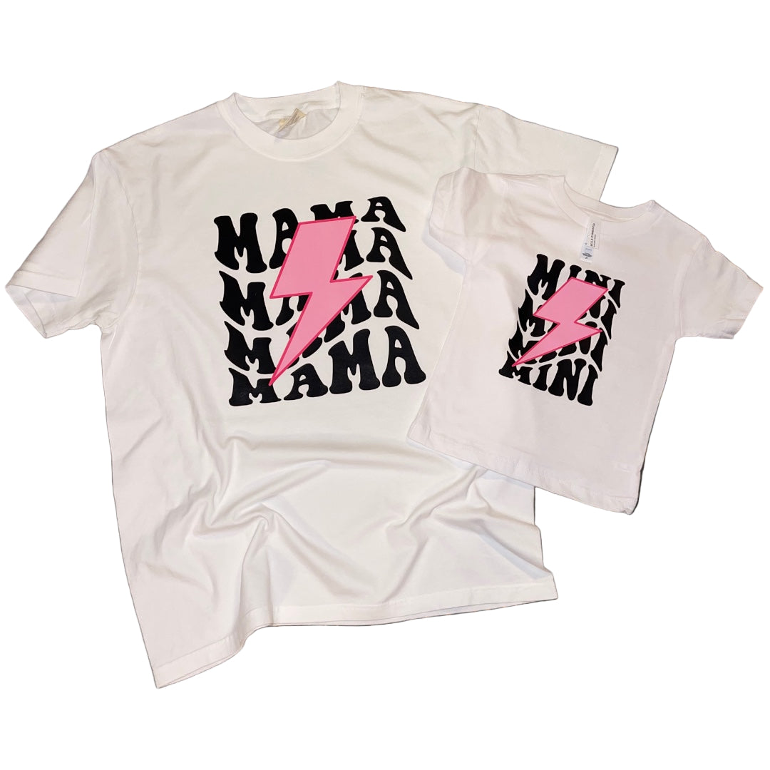 Mama/Mini Lightening Bolt Tee - Southern Obsession Co.