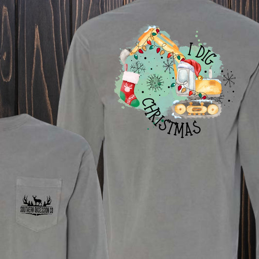 I Dig Christmas Tee - Southern Obsession Co.