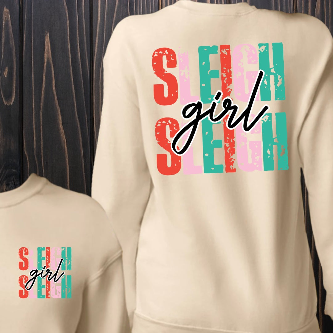 Sleigh Girl Sweatshirt - Southern Obsession Co.