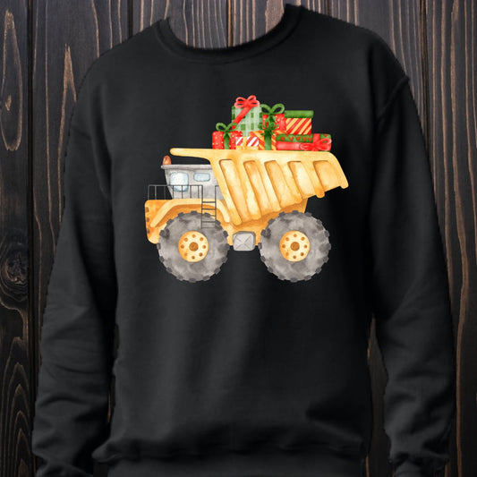 Christmas Dump Truck Sweatshirt - Southern Obsession Co.