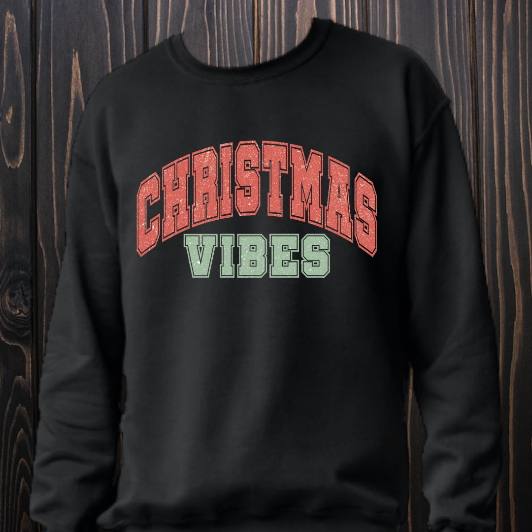 Retro Christmas Vibes Sweatshirt - Southern Obsession Co.