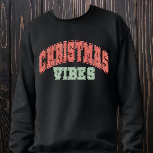 Retro Christmas Vibes Sweatshirt - Southern Obsession Co.