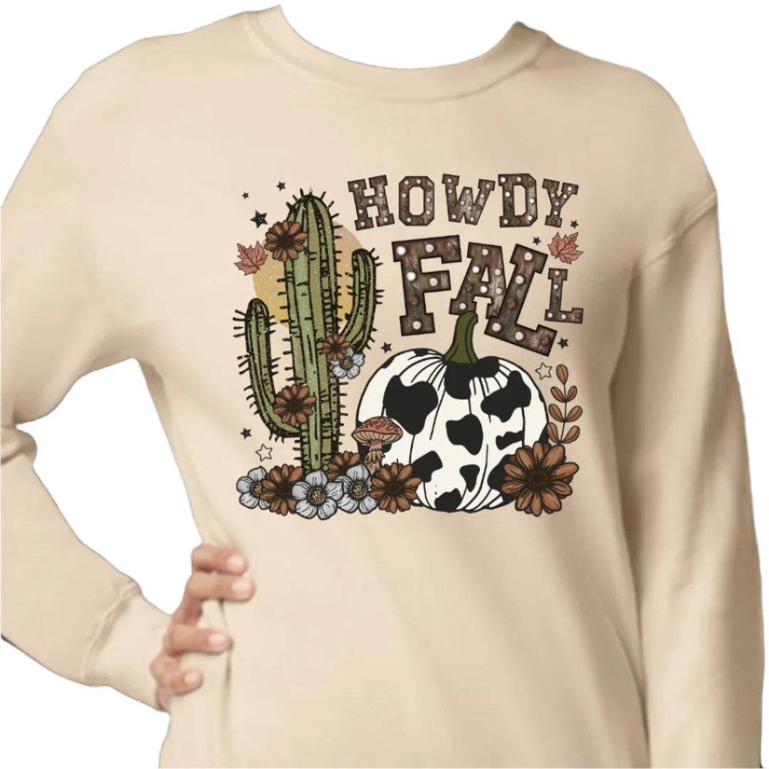 Howdy Fall Sweatshirt - Southern Obsession Co.