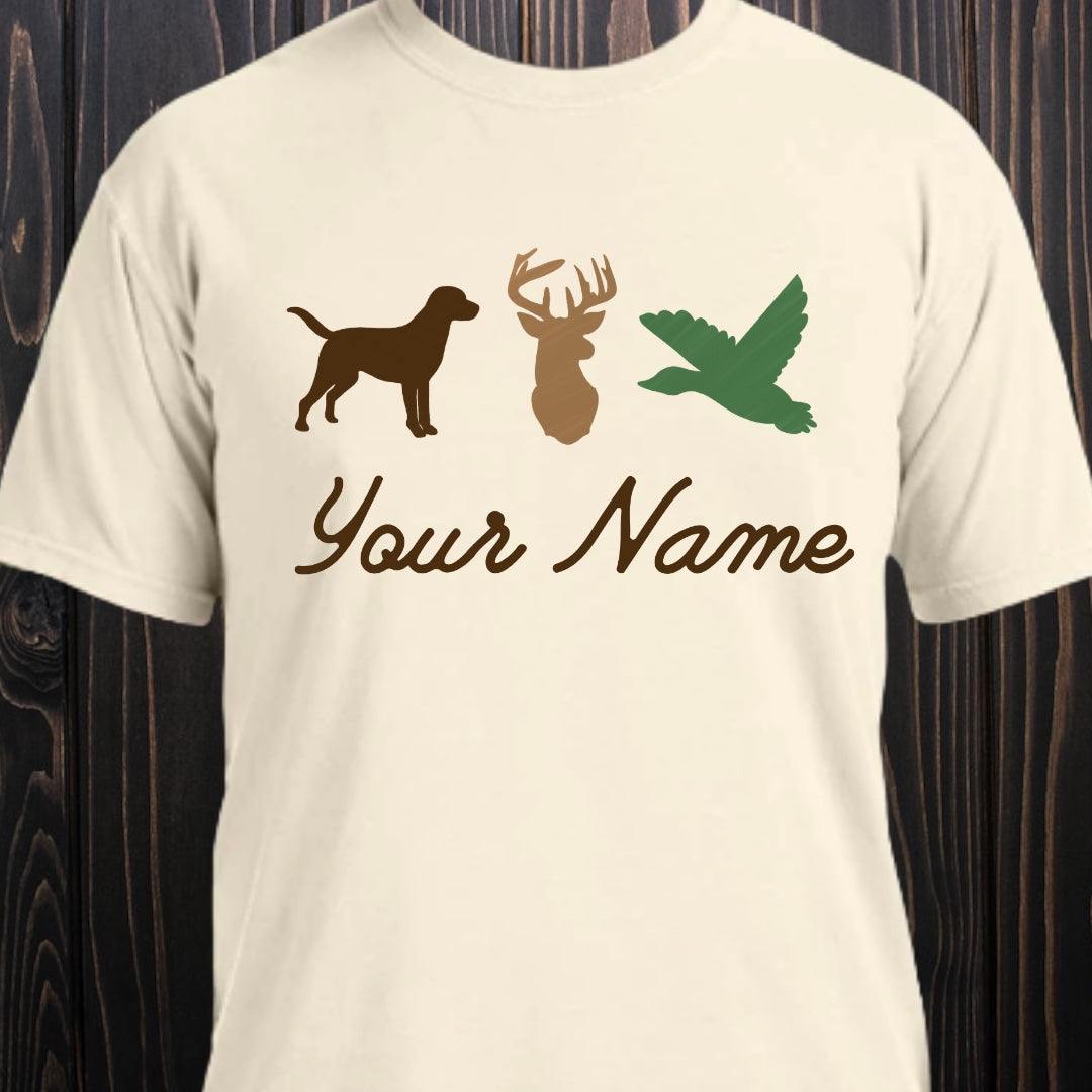 Customized Dog, Deer, Duck Tee - Southern Obsession Co.