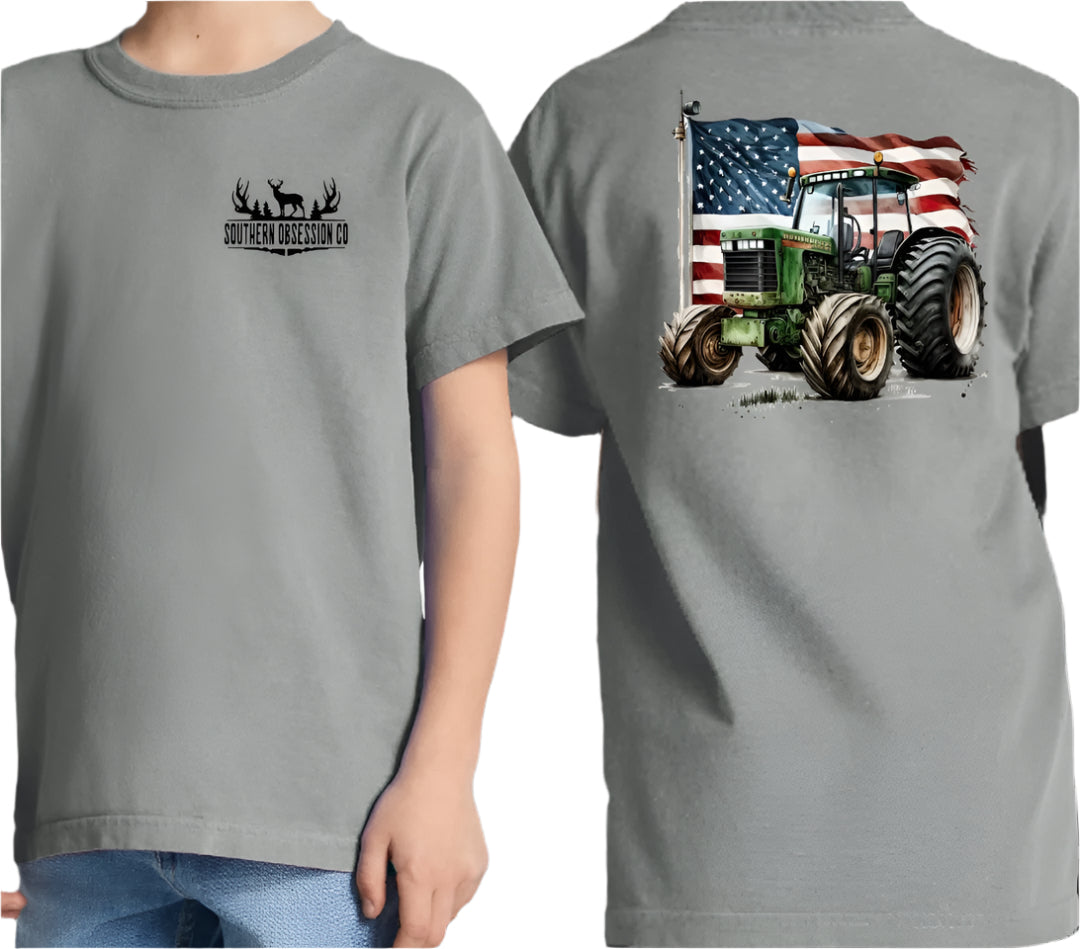 USA Tractor Tee - Southern Obsession Co.