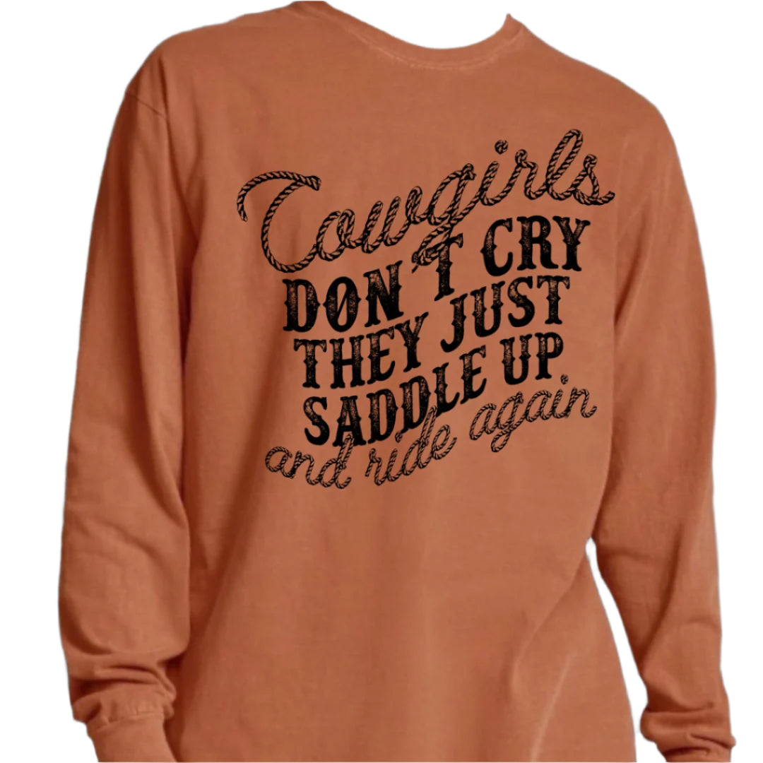 Saddle Up & Ride Again Tee - Southern Obsession Co.