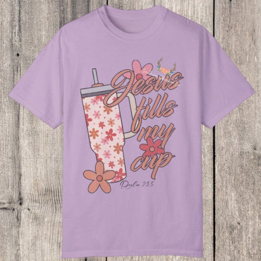 Jesus Fills my cup Tee - Southern Obsession Co.
