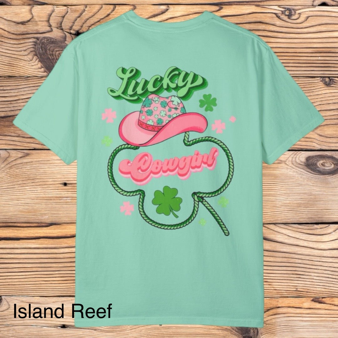 Lucky Cowgirl Tee - Southern Obsession Co.