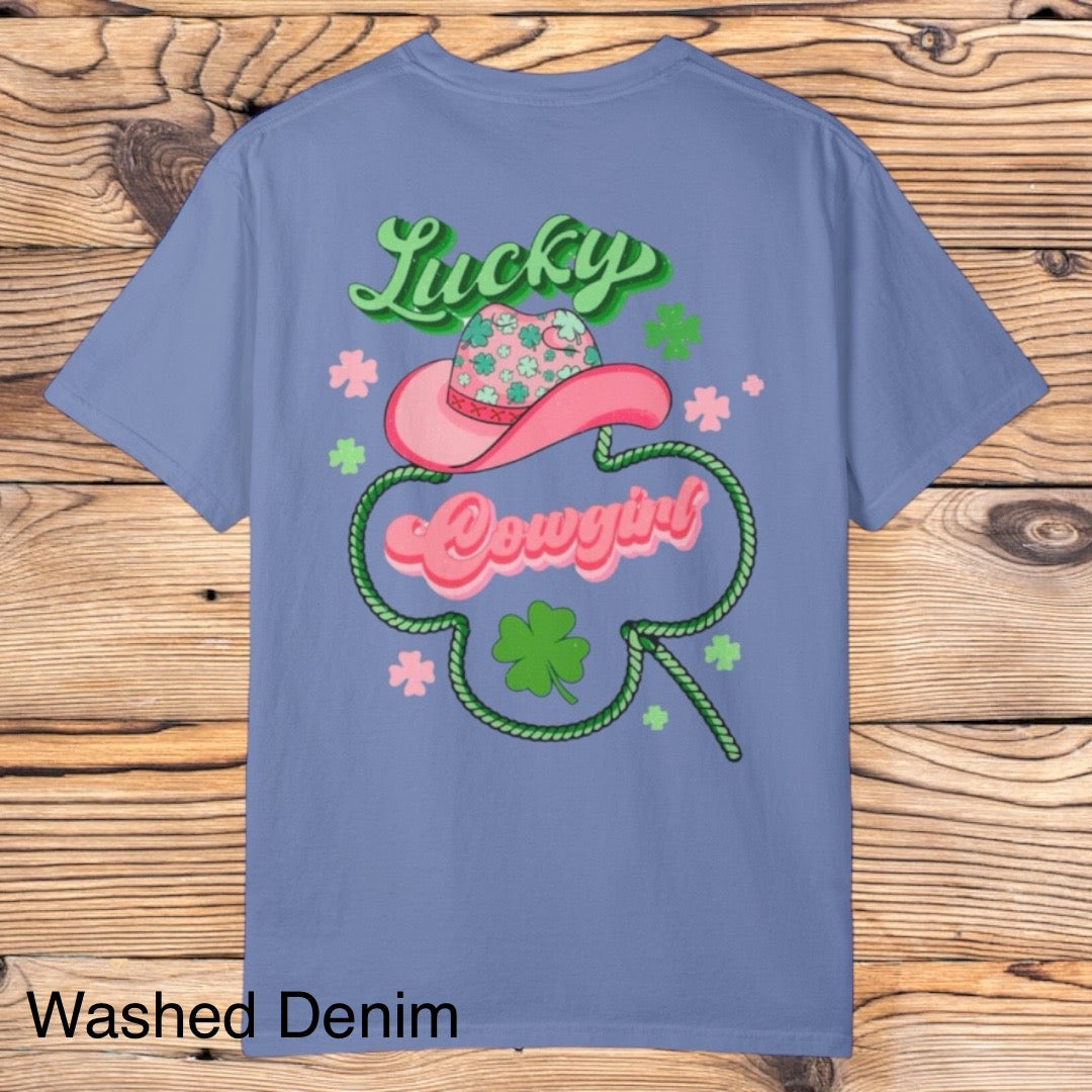 Lucky Cowgirl Tee - Southern Obsession Co.