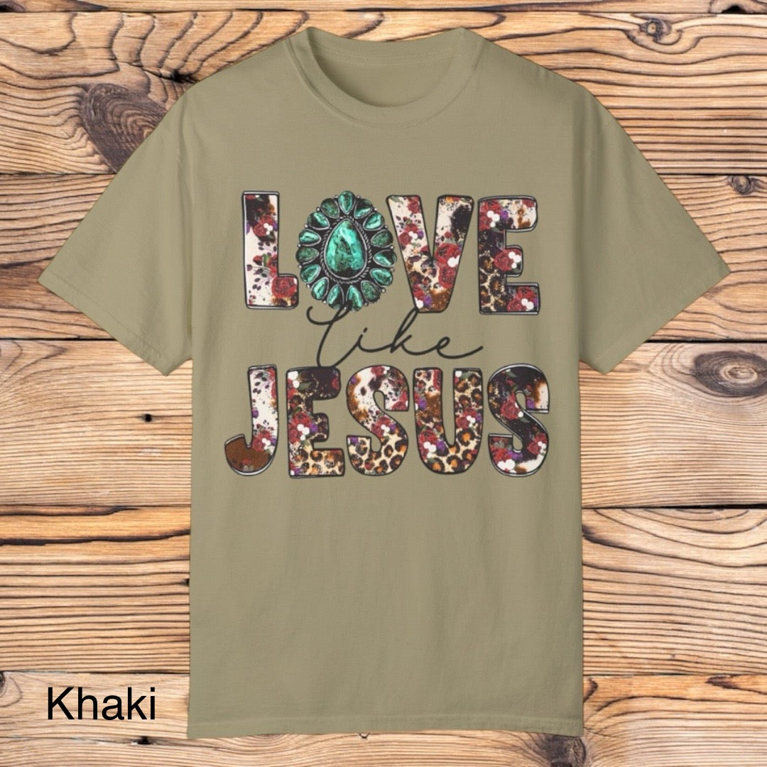 Western Love like Jesus tee - Southern Obsession Co.