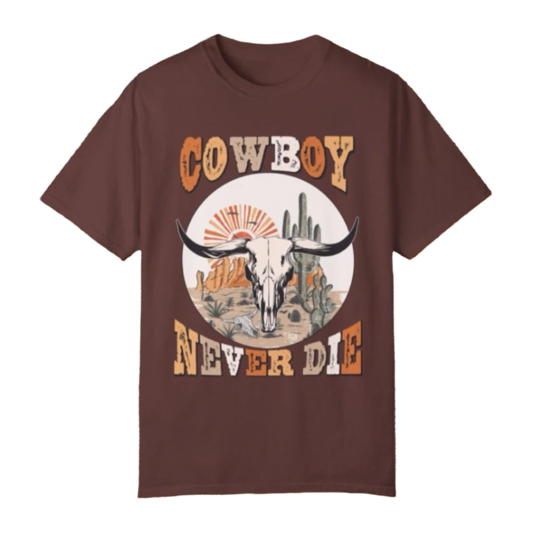 Cowboy Never Die Tee - Southern Obsession Co.