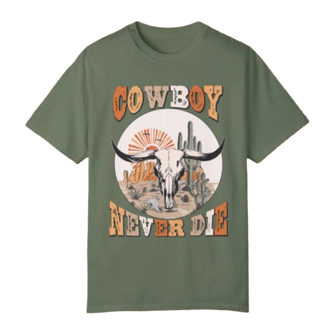 Cowboy Never Die Tee - Southern Obsession Co.