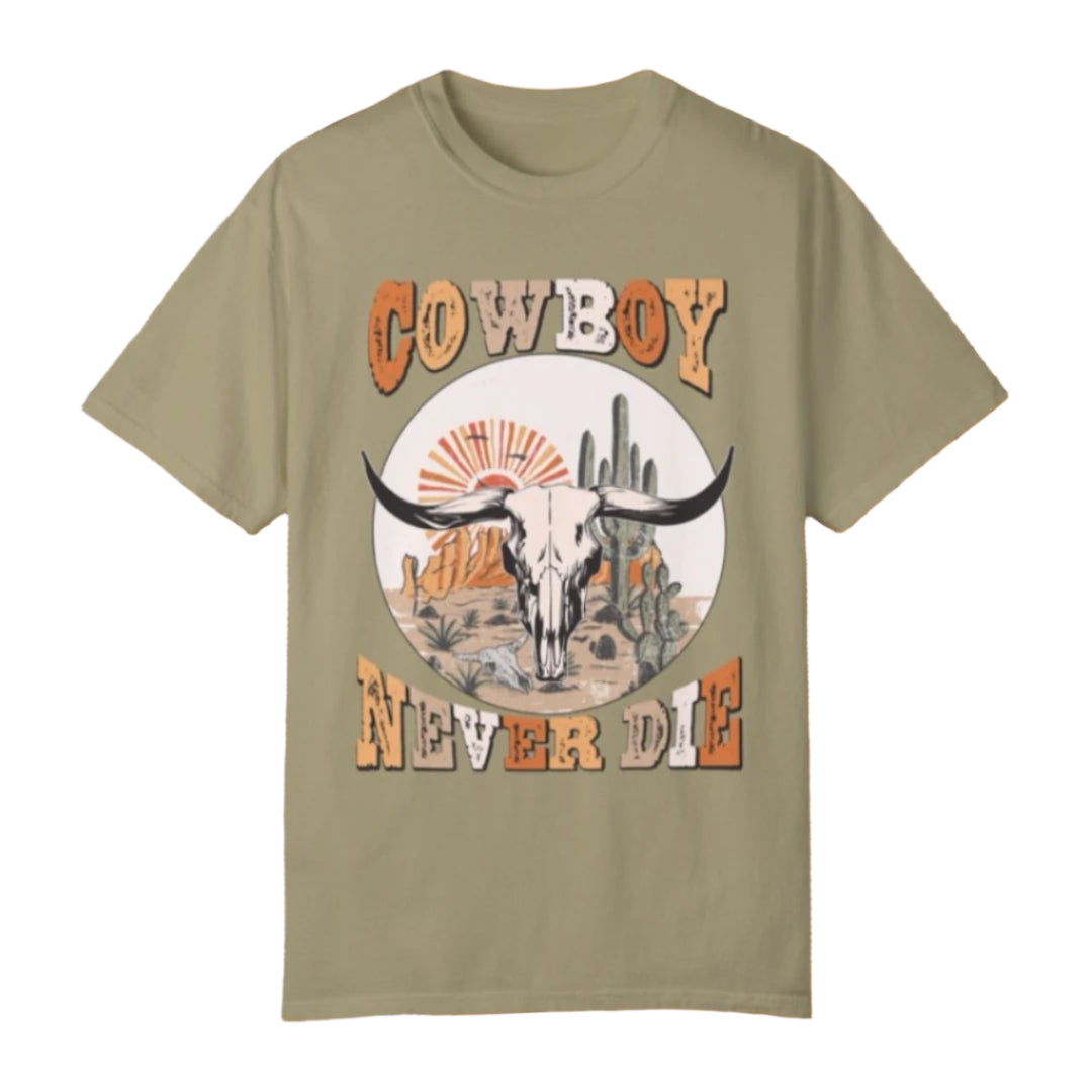 Cowboy Never Die Tee - Southern Obsession Co.