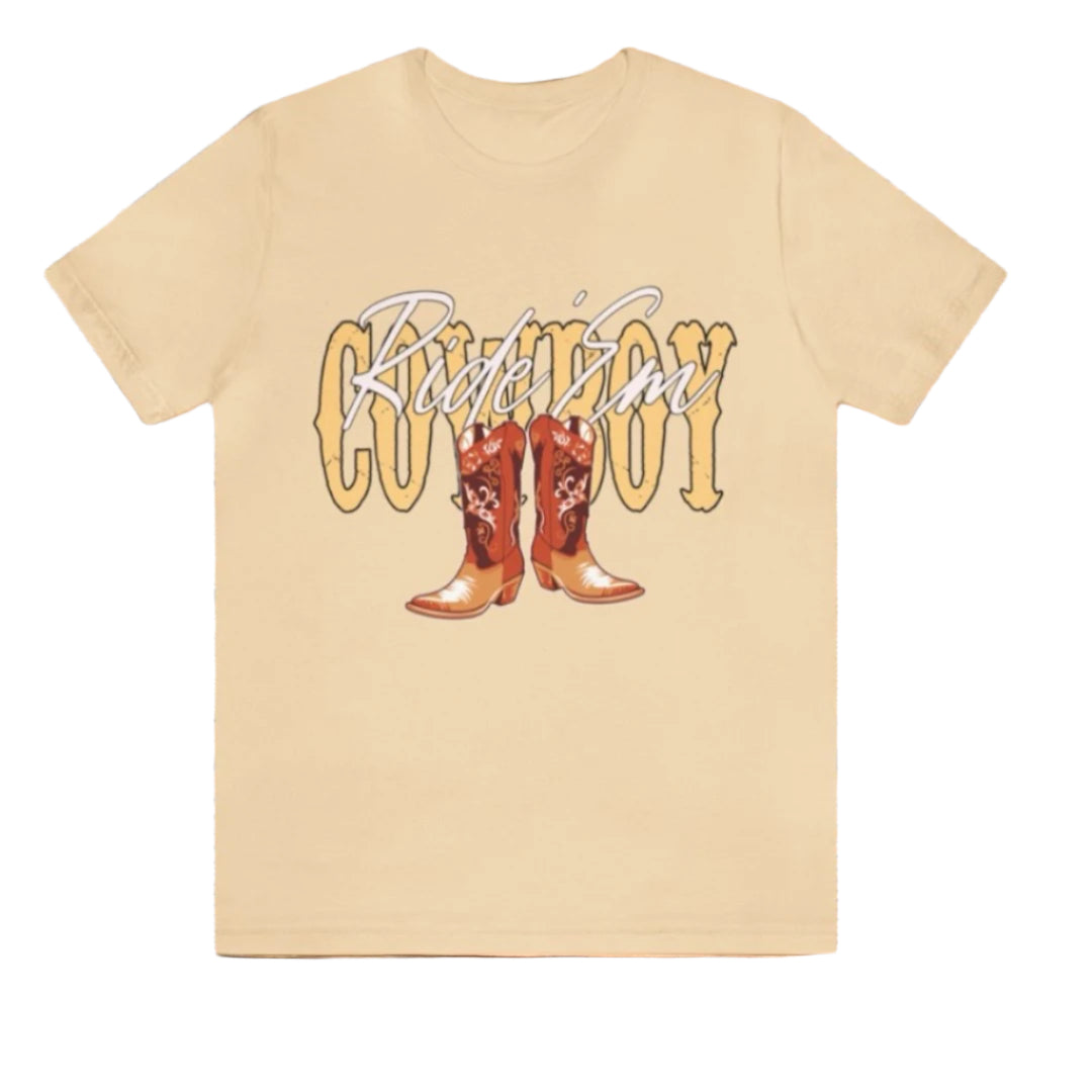 Ride Em Cowboy Tee - Southern Obsession Co.