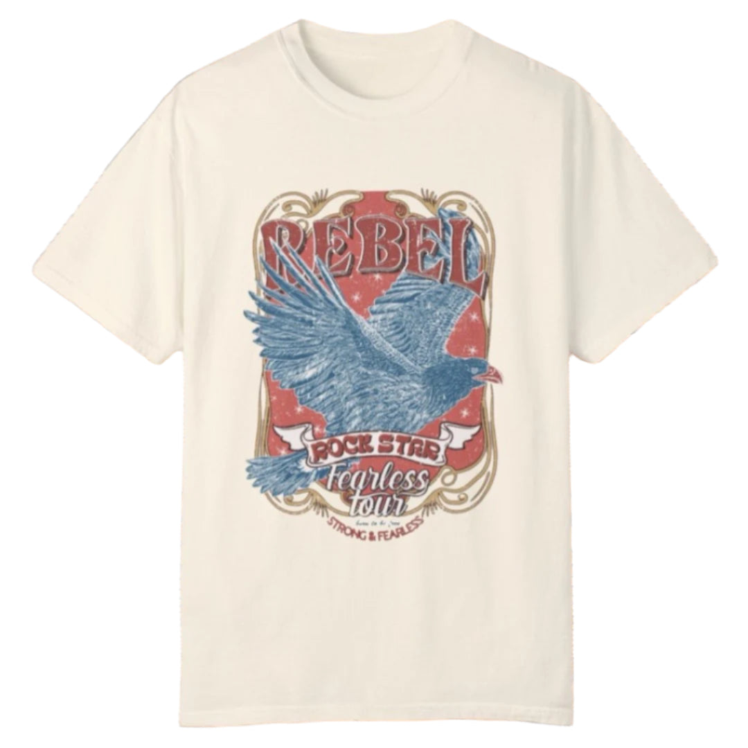 Rebel Fearless Tour Tee - Southern Obsession Co.