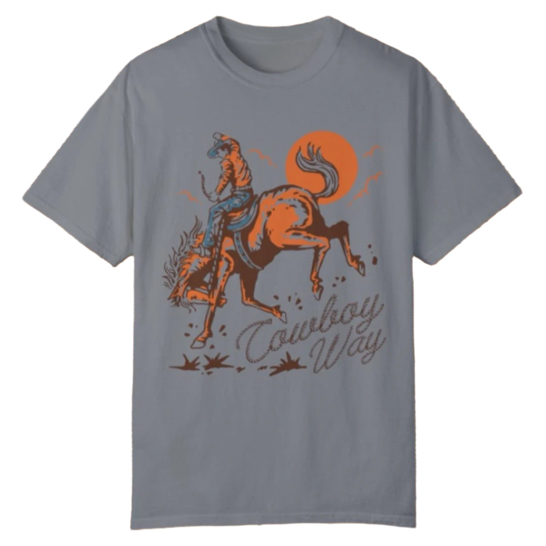 Cowboy way Tee - Southern Obsession Co.