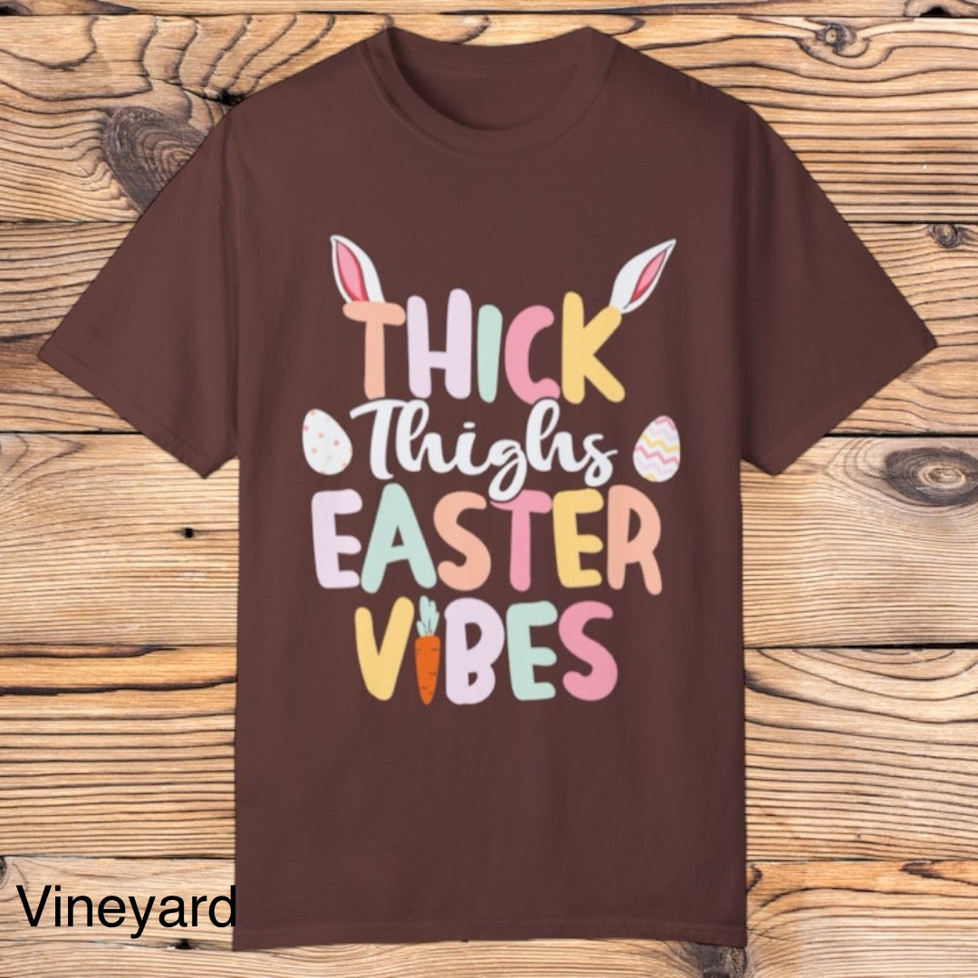 Thick Thighs Easter Tee - Southern Obsession Co.