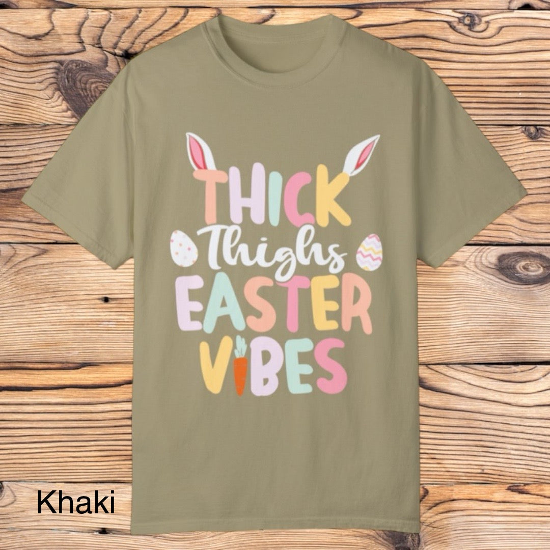 Thick Thighs Easter Tee - Southern Obsession Co.