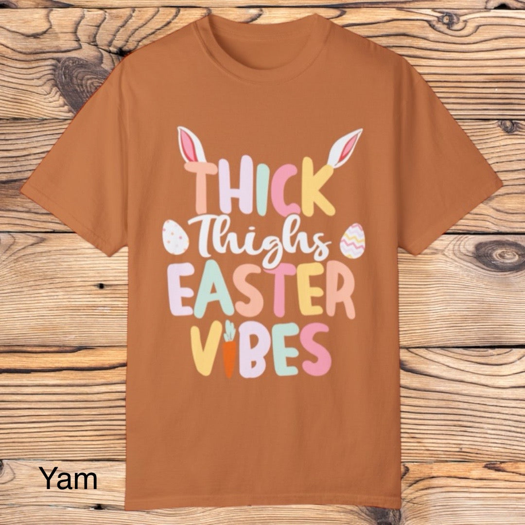 Thick Thighs Easter Tee - Southern Obsession Co.