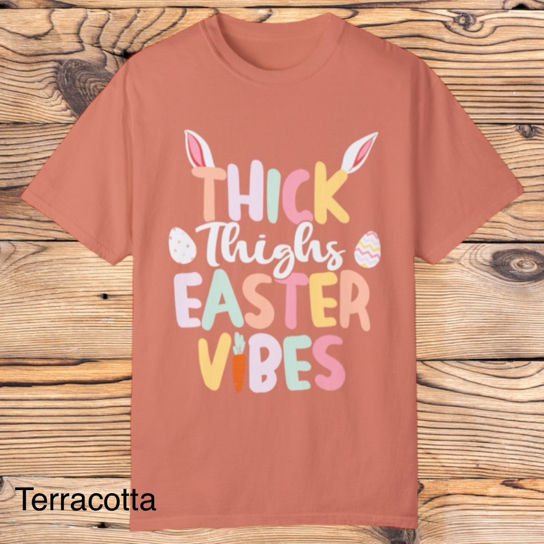 Thick Thighs Easter Tee - Southern Obsession Co.