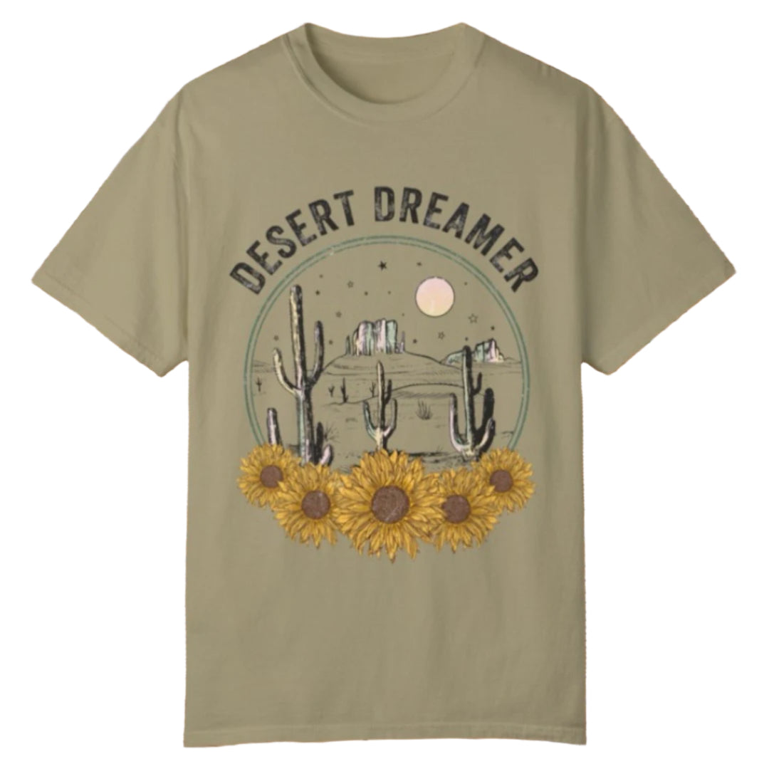 Desert Dreamer Sunflower Tee - Southern Obsession Co.