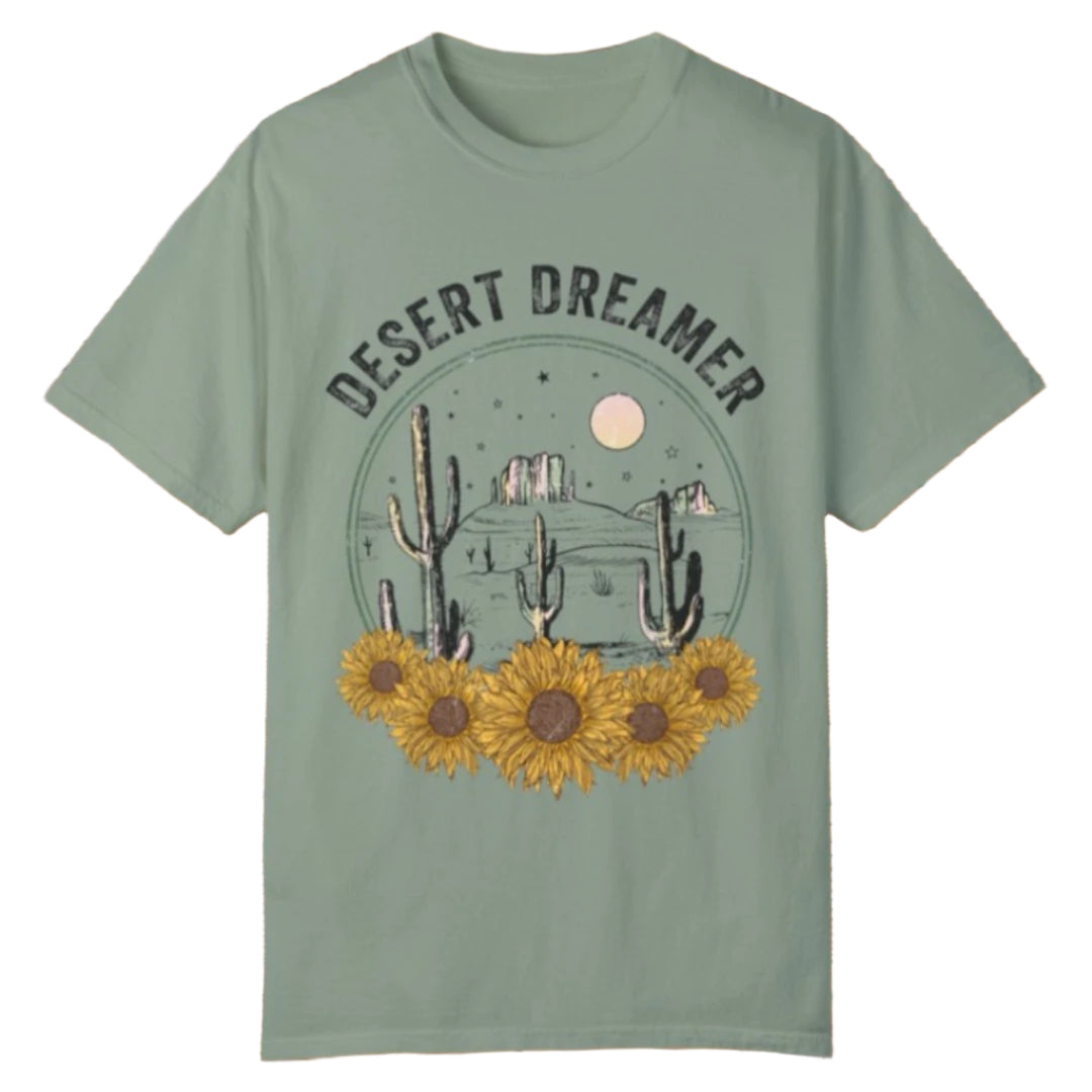 Desert Dreamer Sunflower Tee - Southern Obsession Co.