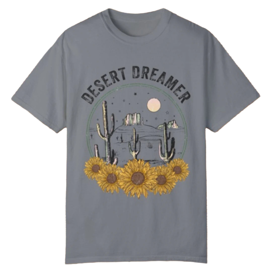 Desert Dreamer Sunflower Tee - Southern Obsession Co.
